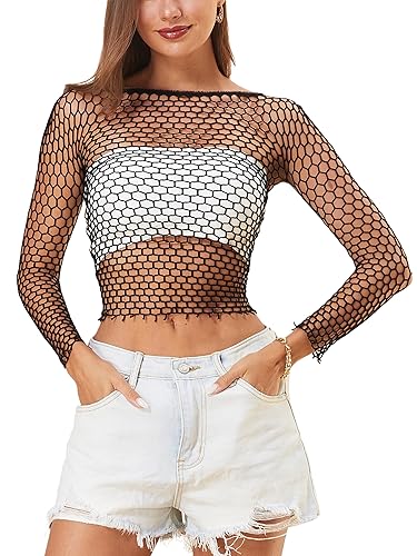 LEMON GIRL Women Lingerie Bodysuit Long Sleeve Sleepwear Babydoll Dress - One Size - Black