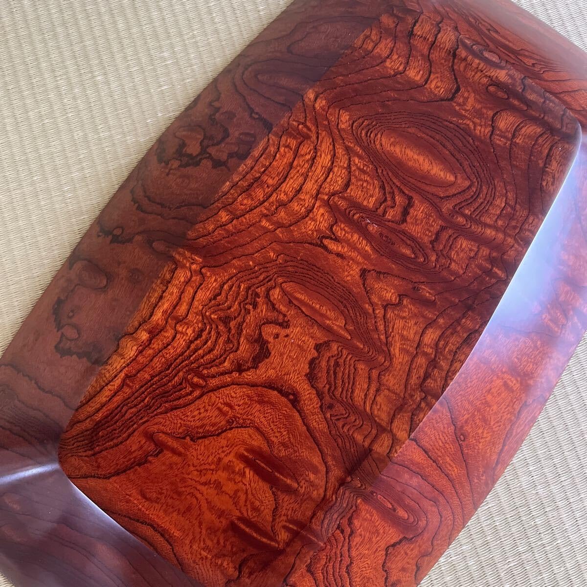 欅拭漆盛器(けやきふくうるしもりき)№9264