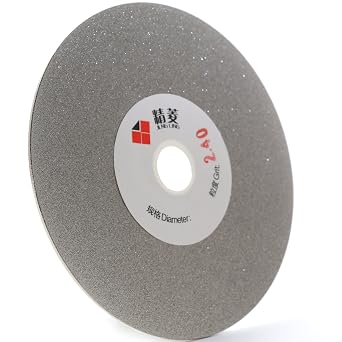 JINGLING 4" inch 100mm Diamond Flat Lap Disc Coated Grinding Disk Grit 240 Medium