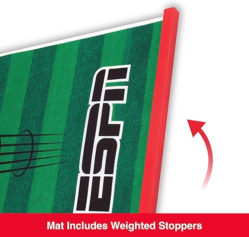 Miniatura 5 de ESPN Juego de fútbol para niños, juego de mesa con 8 mini rodillos de fútbol y tapete de juego, juguetes de interior para niños