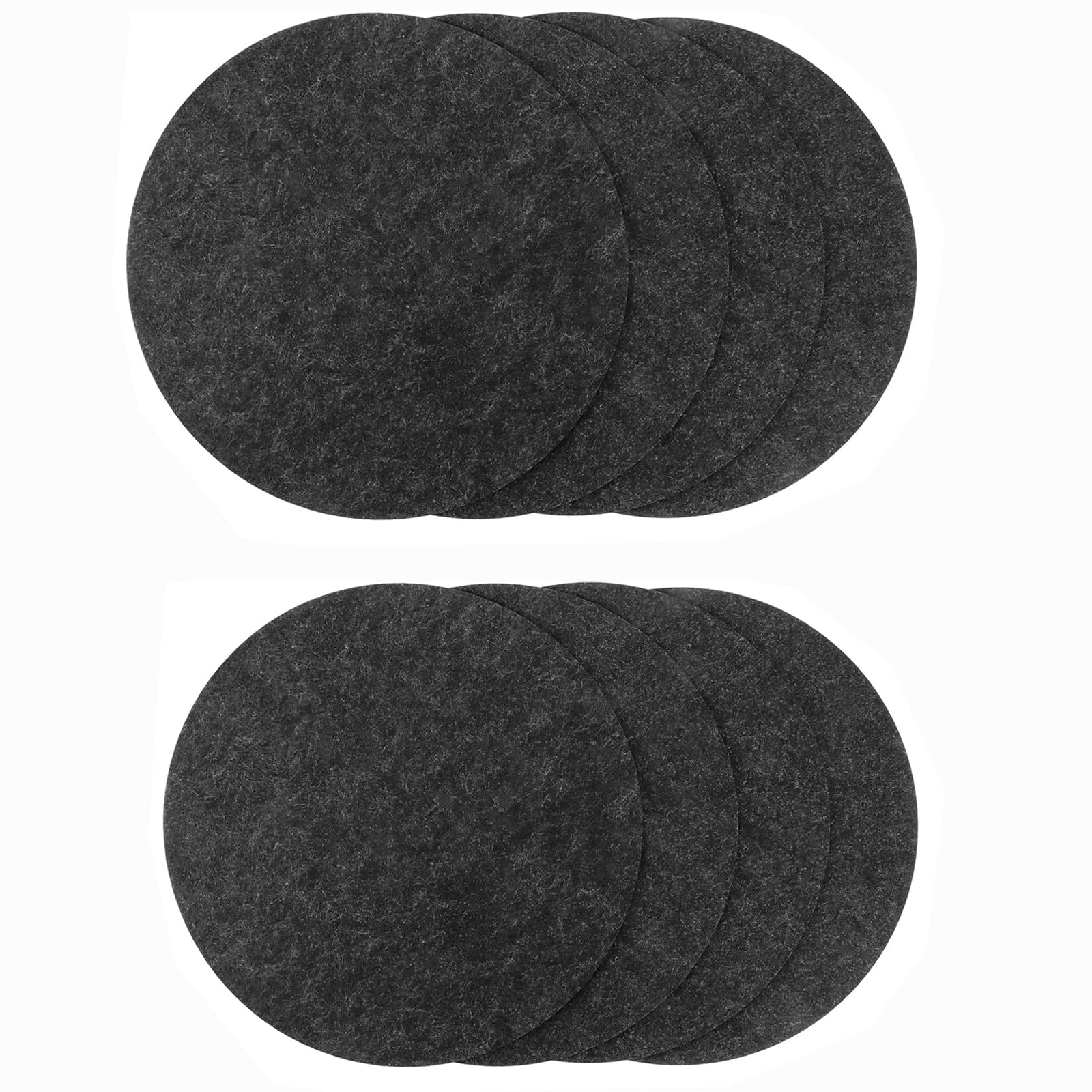Alrens Filzuntersetzer Rund 30 cm Tischset Filz Topfuntersetzer Filzuntersetzer Für Gläser Und Pflanzen Untersetzer Filz Schwarz