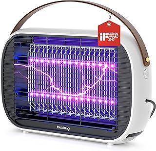 Buzbug LED Bug Zapper Indoor, LED Bulbs Up to 50,000 Hours, Sustainable Less Power, Durable High-Voltage Electric Mosquito Zapper, Fly Trap Mosquito Trap, Fly Killer -MA015B