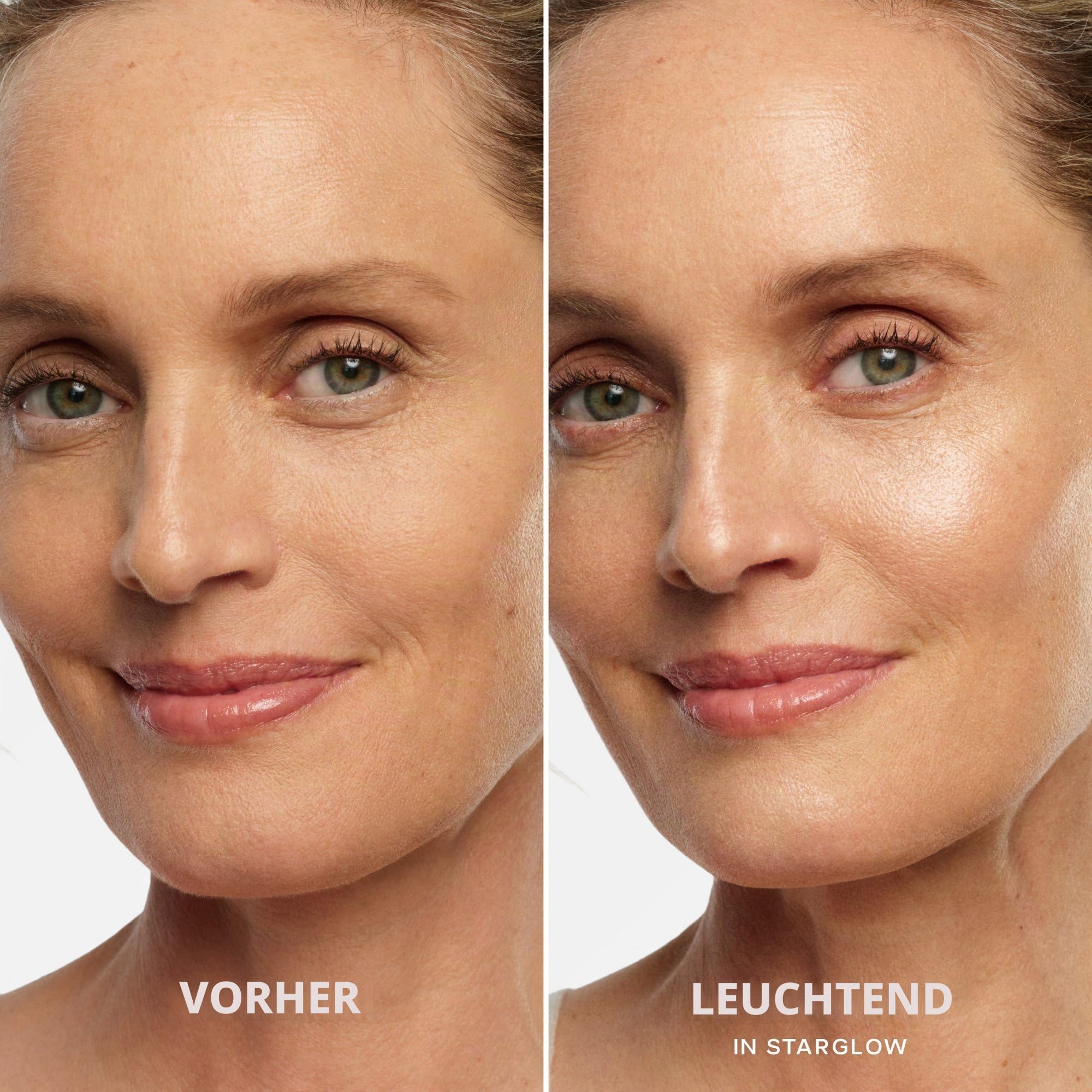 Saie Glowy Super Gel – Ultra-transparenter, aufhellender Hautton, Flüssiger Highlighter + Glow Primer für Gesichts-Make-up – Hautpflege-infundierte Glow-Tropfen mit feuchtigkeitsspendendem Squalanöl