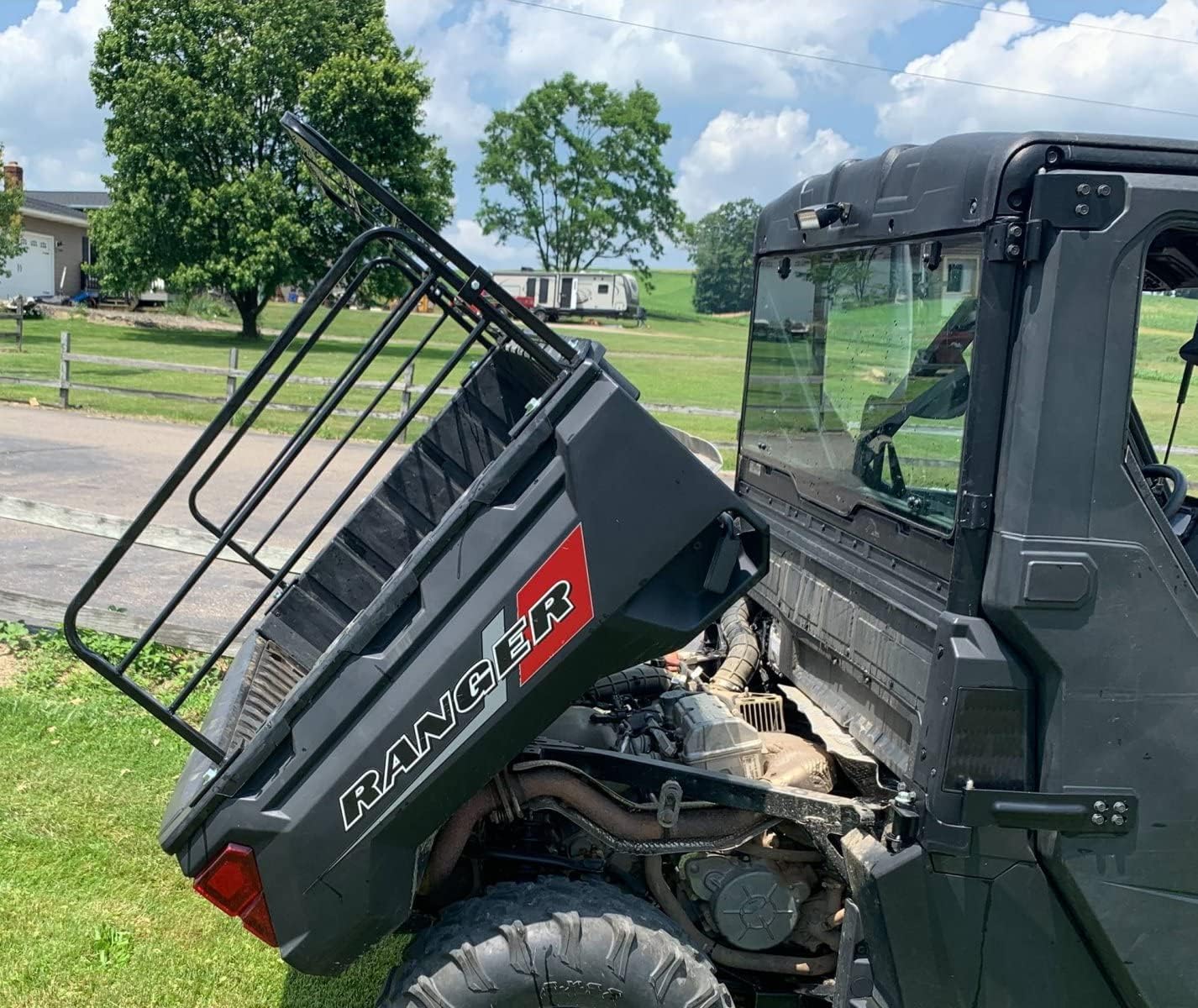 Polaris Ranger XP Accessories Headache Rack & UTV Bed Cargo Rack - Side by Side Accessories for Polaris Ranger XP & Tool/Wood Racks