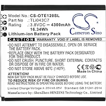 Cameron Sino Battery for Alcatel EE120 PNAlcatel TLi043C7 4300mAh / 16.34Wh