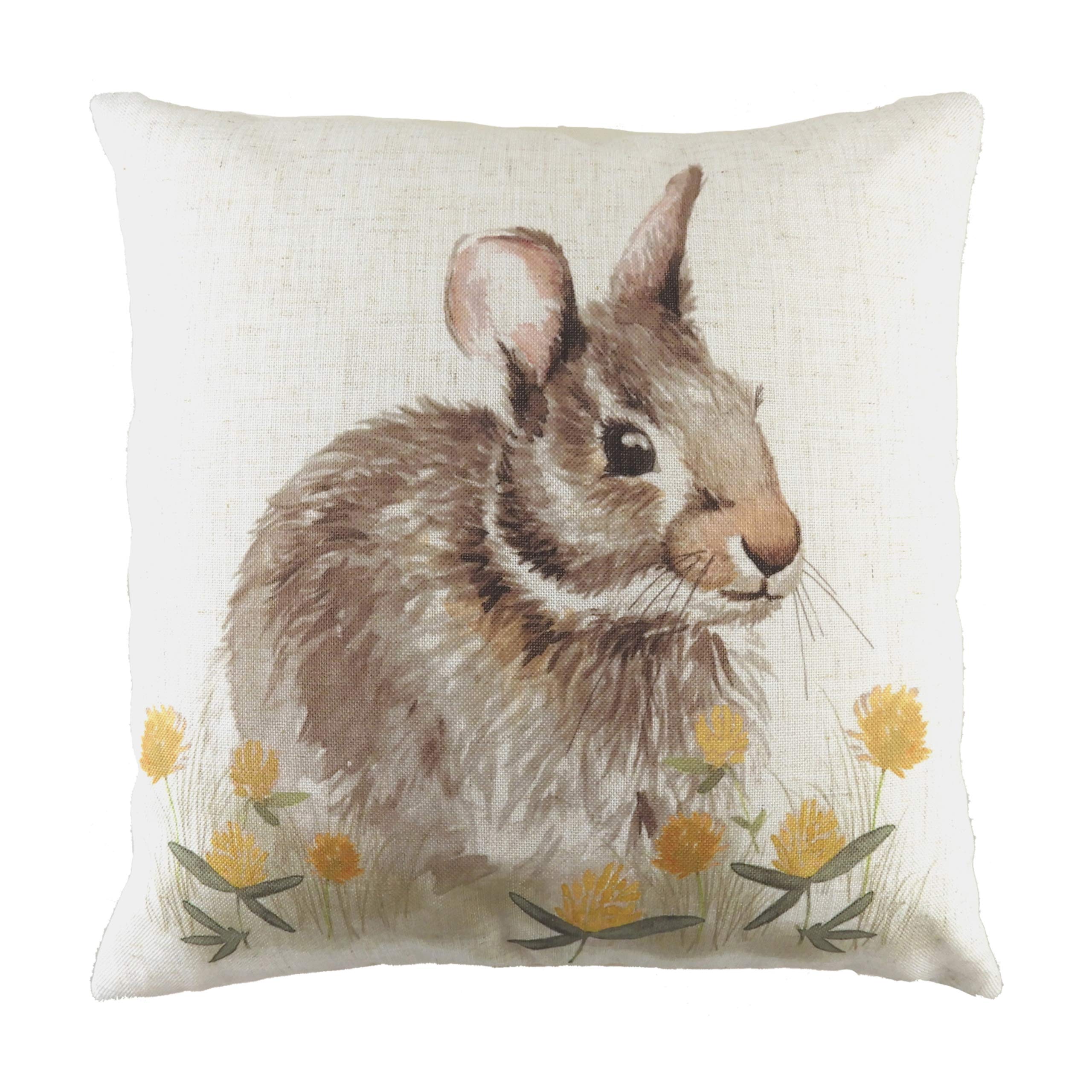 Evans Lichfield Woodland Hare Printed Cushion Cover from B&Q