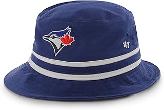 Men's Toronto Blue Jays Striped Bucket Hat - One Size