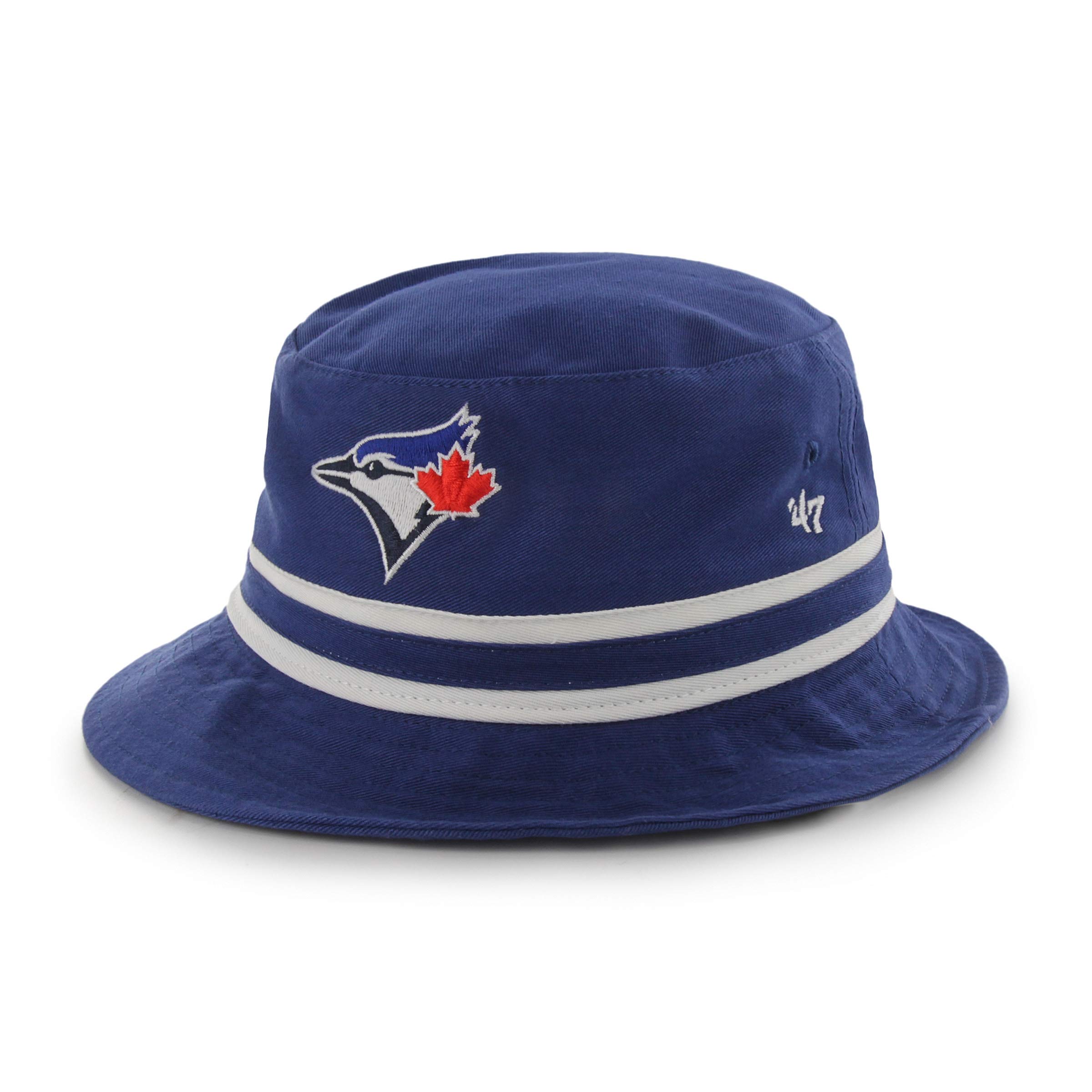 Men's Toronto Blue Jays Striped Bucket Hat - One Size, Baseball
