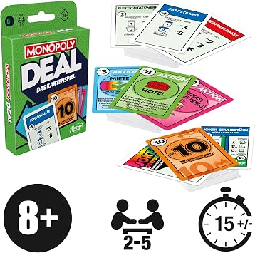 Monopoly Deal Card Game - German Version
