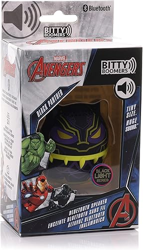 Miniatura 3 de Bitty Boomers Marvel Black Panther Blacklight - Mini altavoz Bluetooth