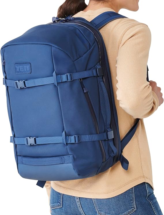 YETI Crossroads 35L Travel Backpack with Laptop Sleeve, Harvest Red