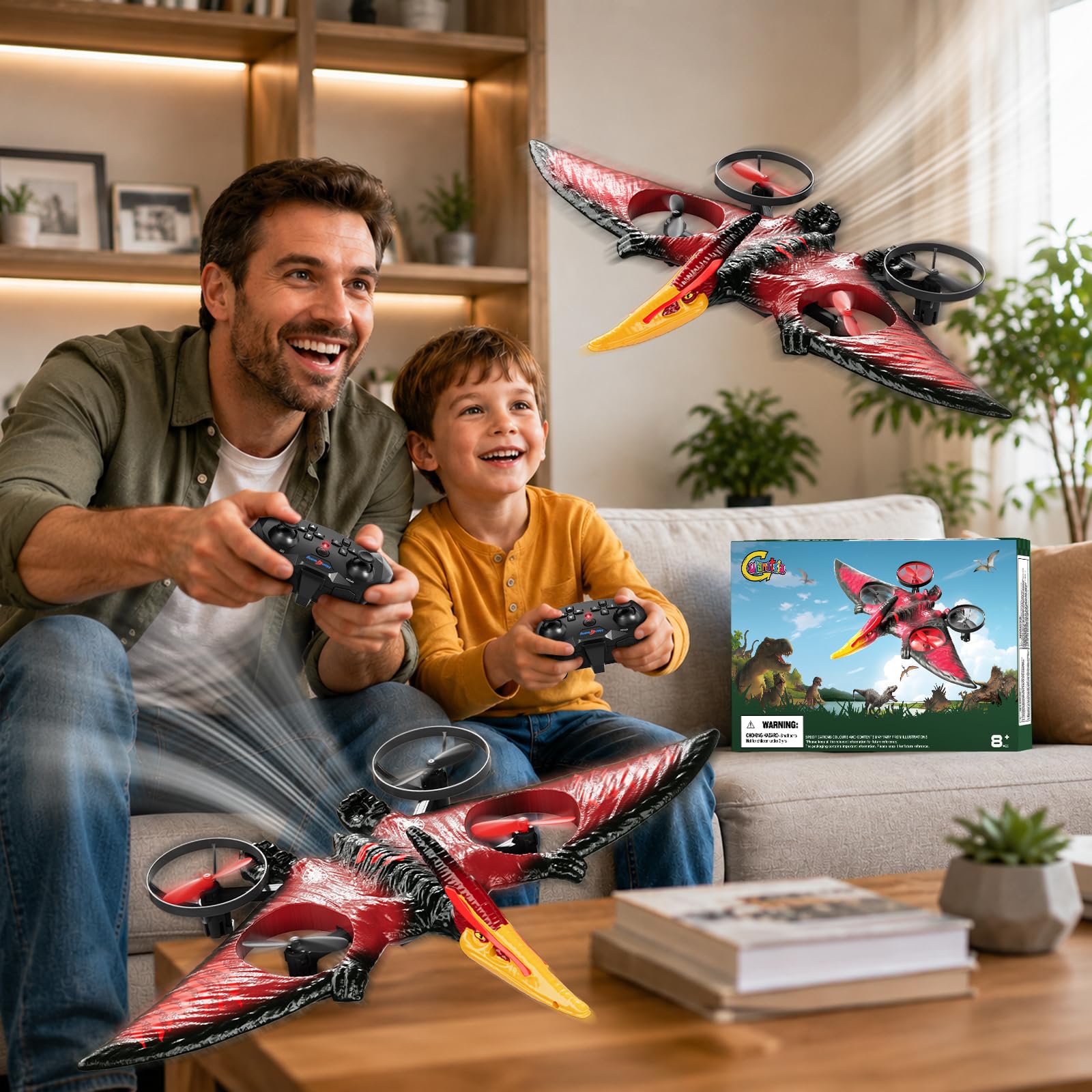 Dinosaur RC Airplane - Kids Foam Pterosaur Drone -6 Dinosaur RC Airplane - Kids Foam Pterosaur Drone -6