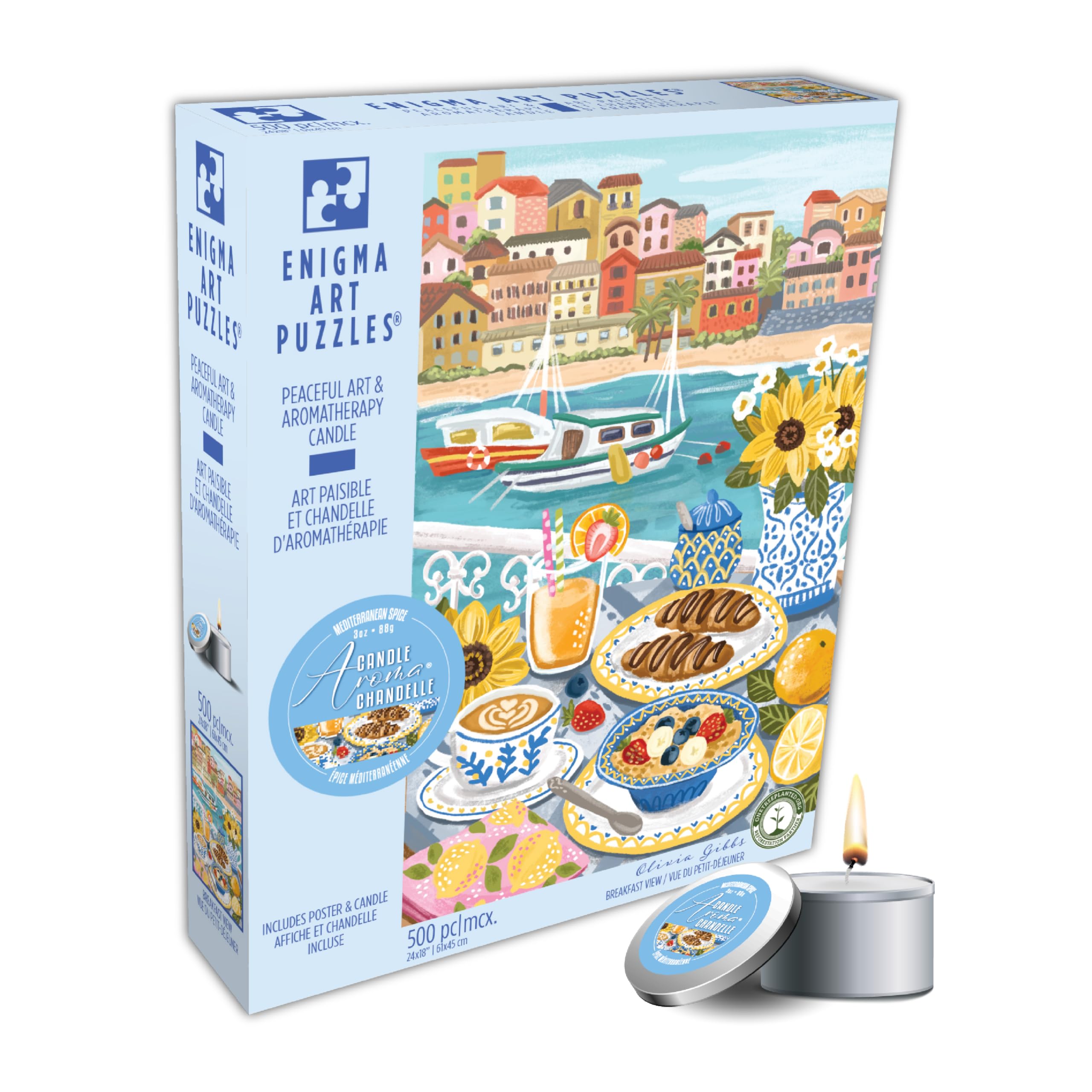 PLAYVIEW KI Puzzles 500-Piece Jigsaw Puzzle – Aromatherapy
