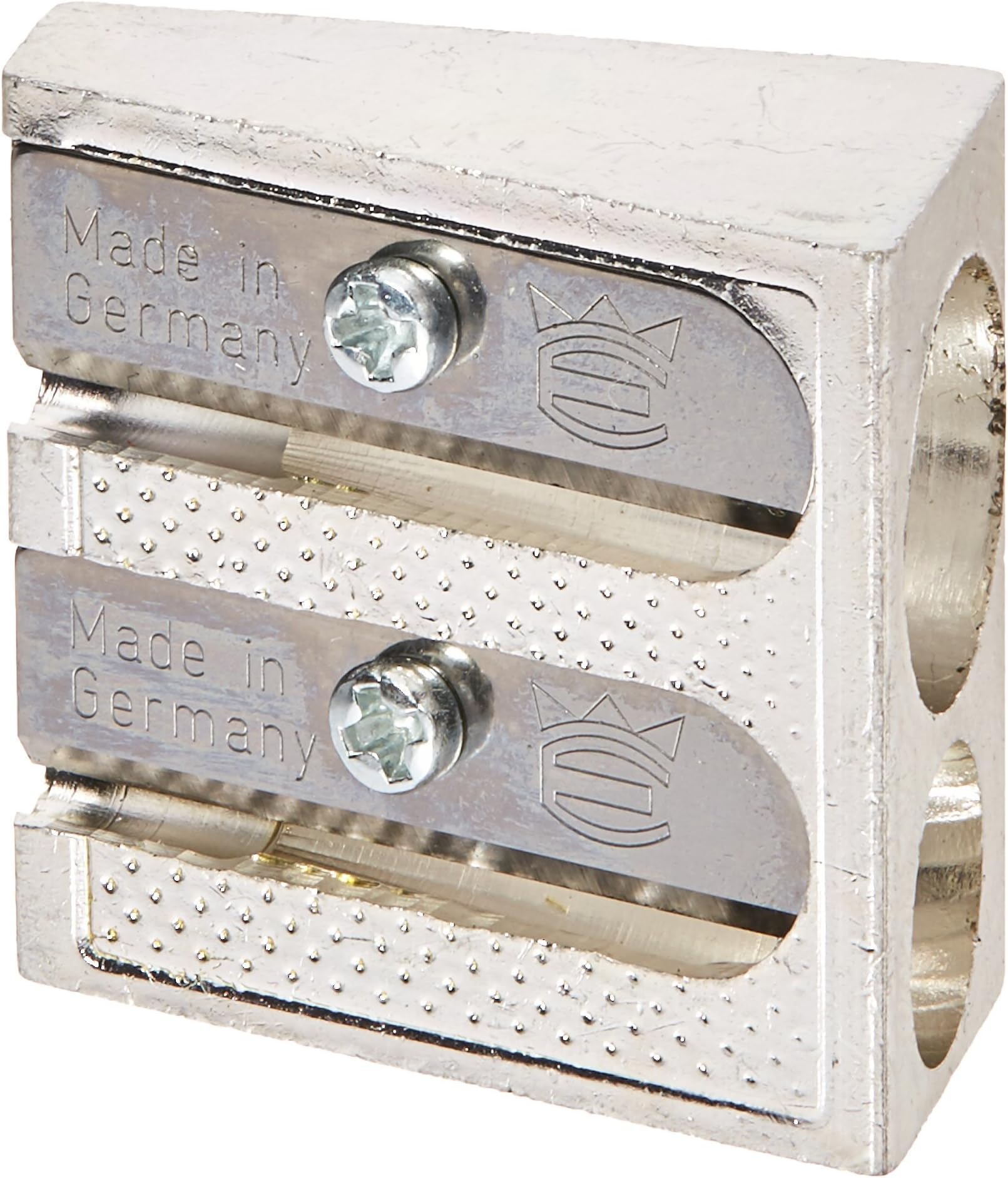 General Pencil Double Hole Sharpener, Silver (GPS2010BP)