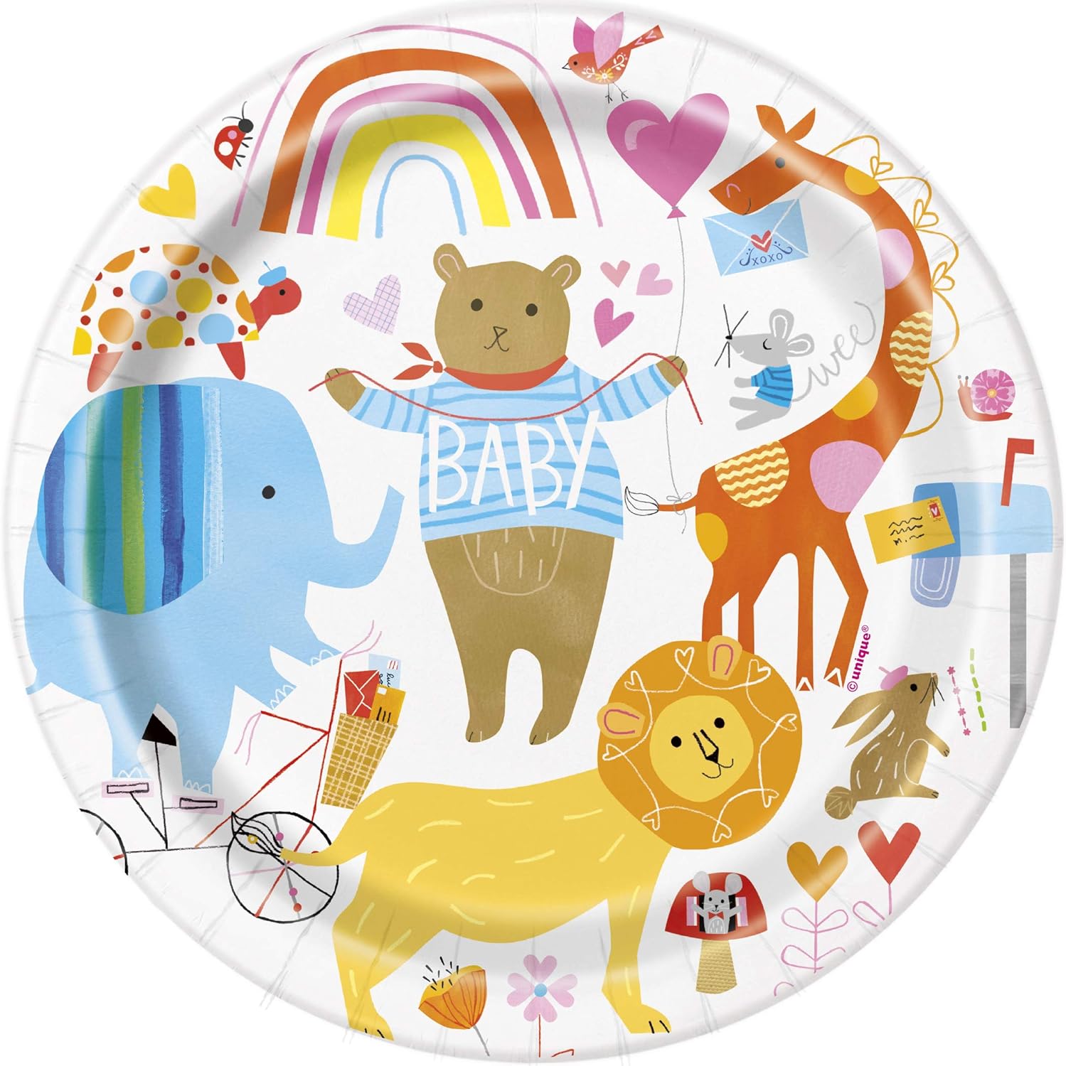 Zoo "Baby" Party Luncheon Paper Napkins | 7" x 7" | 16 Pcs