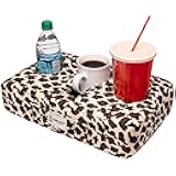 The Original Cup Cozy Pillow Gray-As Seen on TV-The World's Best Couch/Bed/Car Cup Holder for Drinks/Snacks/Remotes! (Cheetah Leopard)
