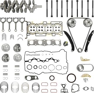 G4KJ 2.4 Crankshaft & Piston & Timing Chain Kit w/VVT & Head Gasket Set