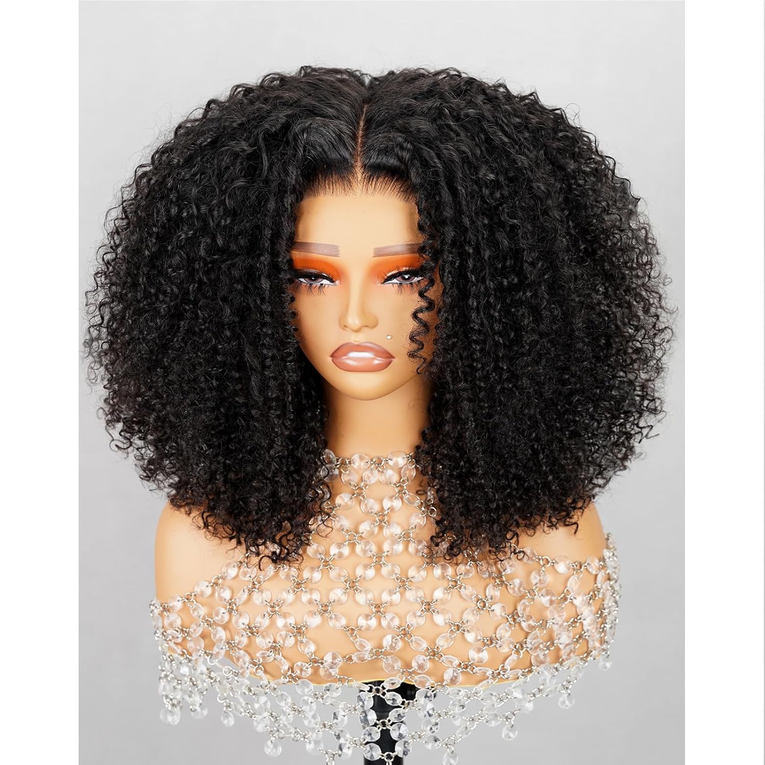Arabella 6x6 Glueless Wigs Human Hair 230% Density Lace Front Wigs Special Curl Wave Wig Pre Cut Lace Pre Bleached (16inch, 6x6 SC Wig)