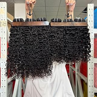 VIPbeauty Burmese Curly Bundles Human Hair Unprocessed Virgin Hair Bundles Deals Human Hair Extensions 16 Raw Burmese Curly Human Hair 3C4A Bundles for Black Women Natural Black 26 28 30 Inch - Amazon product rated Grade A