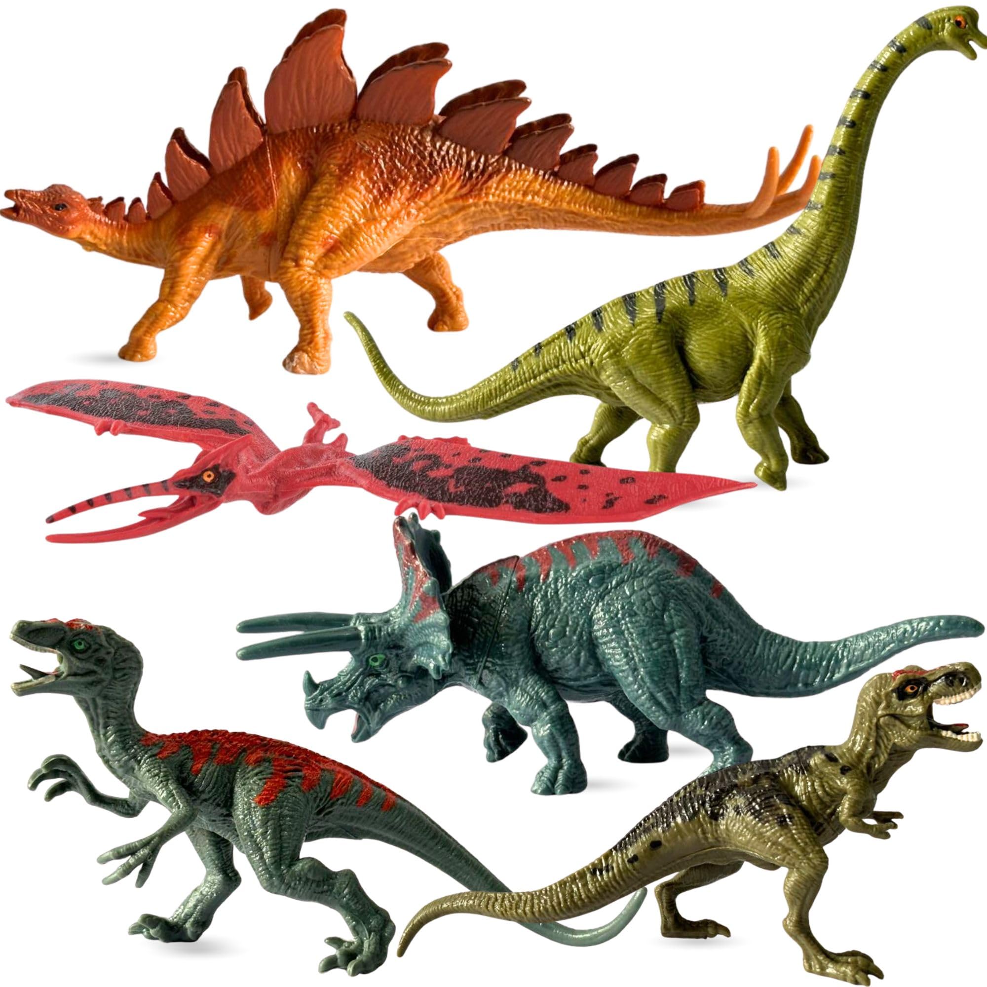 6 PCS Big Size Realistic Dinosaur Animals Toys for Kids 3+ | Prehistoric Flying Dino Animal Toy Action Figures Playset for Boys and Girls Birthday Gift for Children Best Education & Decor Item-image-19