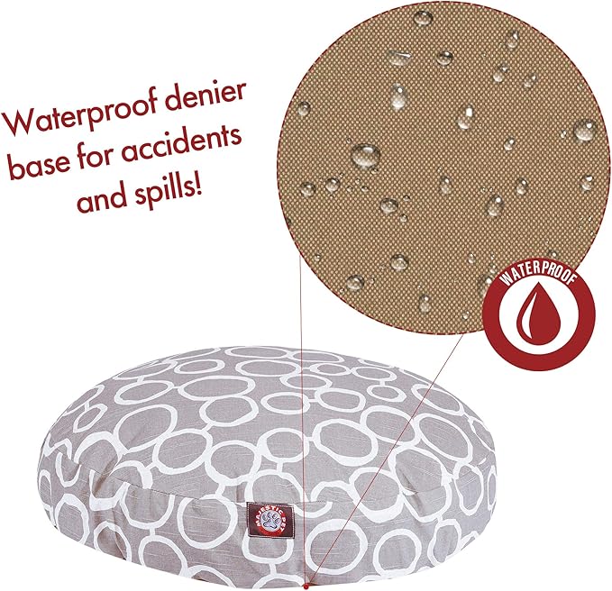 Cama Redonda para Perro Grande 107cm Funda Removible miniatura 6