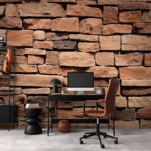 Miniatura 6 de artgeist Mural de pared premium ladrillos sintéticos, 157 x 122 pulgadas, mural de pared no tejido, impresión de vellón, diseño de imagen,