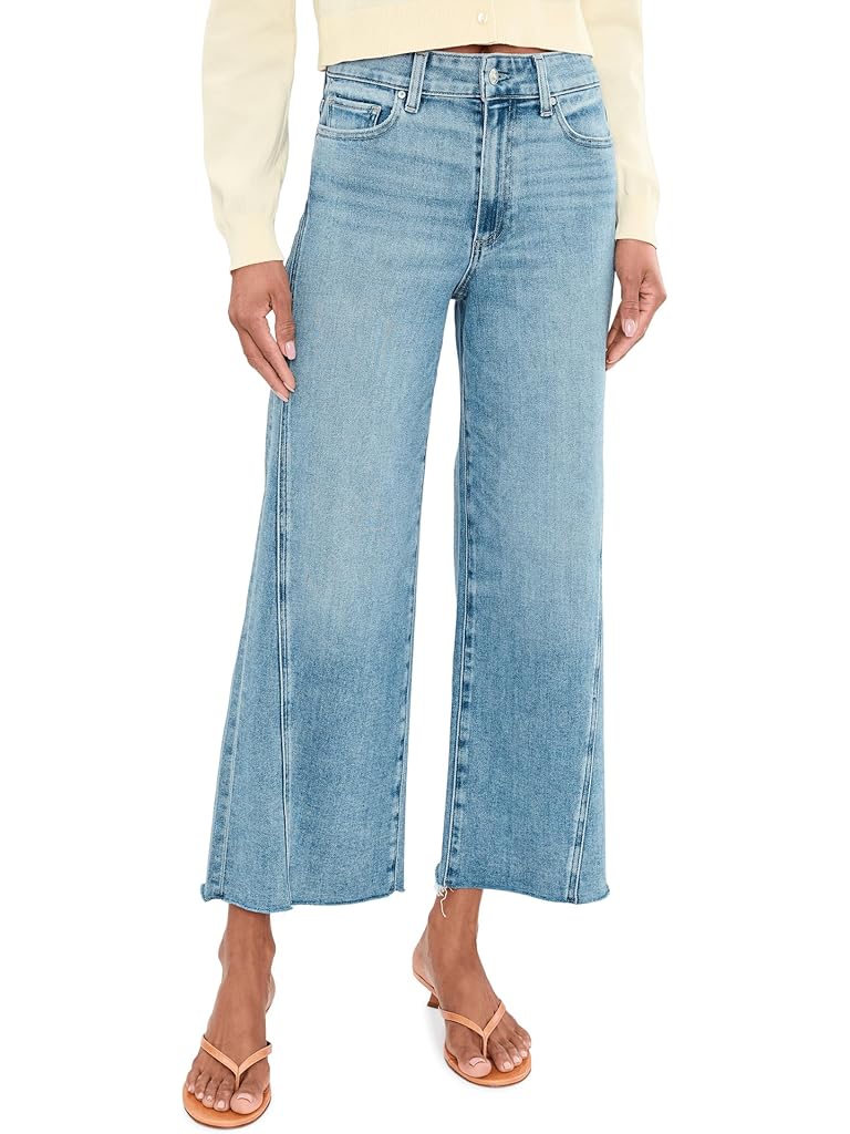 Multi Paige Anessa with Twisted Outseam Panel Raw Hem in Explorer