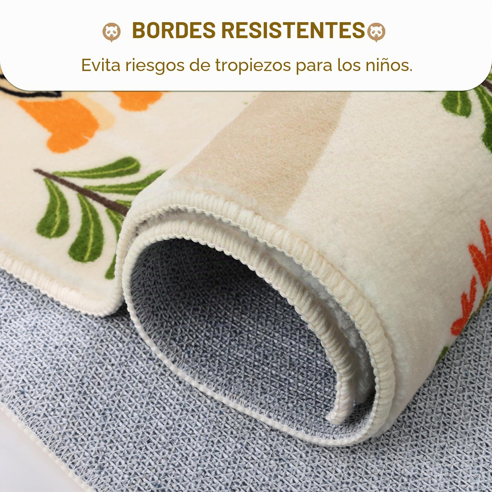 Enyhom Alfombra Infantil Habitacion Lavable, 100 x 150 cm Ultra Suave Alfombra Niños Antideslizante Motivos Animales Alfombra Juegos Bebe Zoológicos Tapete Bebe para Habitacion Bebe, Guardería
