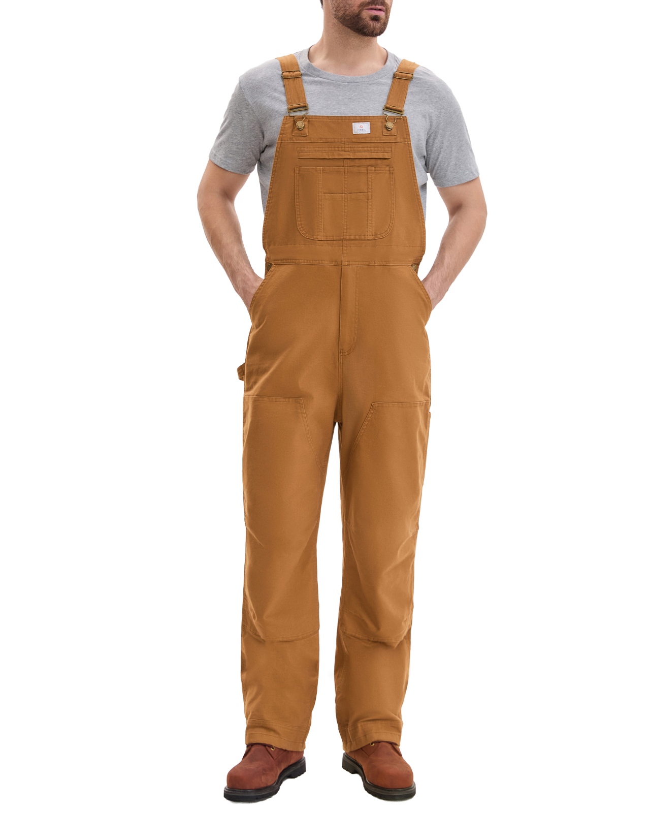 Amazon.com: HISEA Flex Canvas Overalls for Men, Bib Work Double
