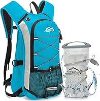 Vista 10 de IX INOXTO Hydration Pack Backpack, Lightweight Water Backpack with 2L Hydration Bladder Daypack for Men Women,Running Hydration Vest for Trail