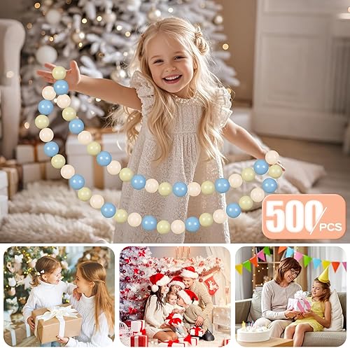 Miniatura 38 de GOGOSO 100 bolas de plástico para bebés y niñas pequeñas para casa de juegos, piscina para bebés, centros de diversión, para bebés, niños, niños 100