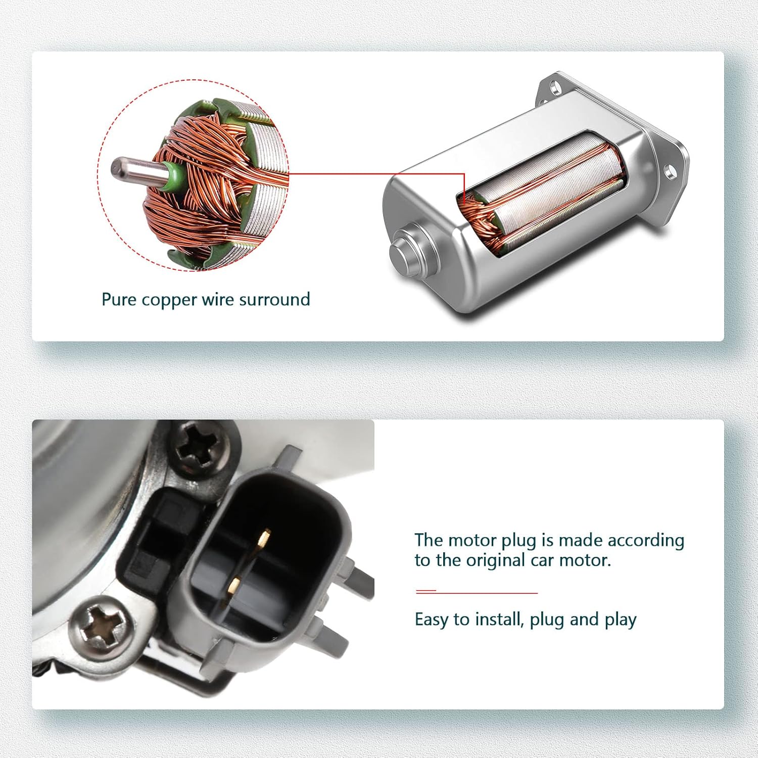 Power Window Regulator with and Motor Front Right Passenger Side fits for 2002-2006 for Jeep Liberty 741-527 55360030AM