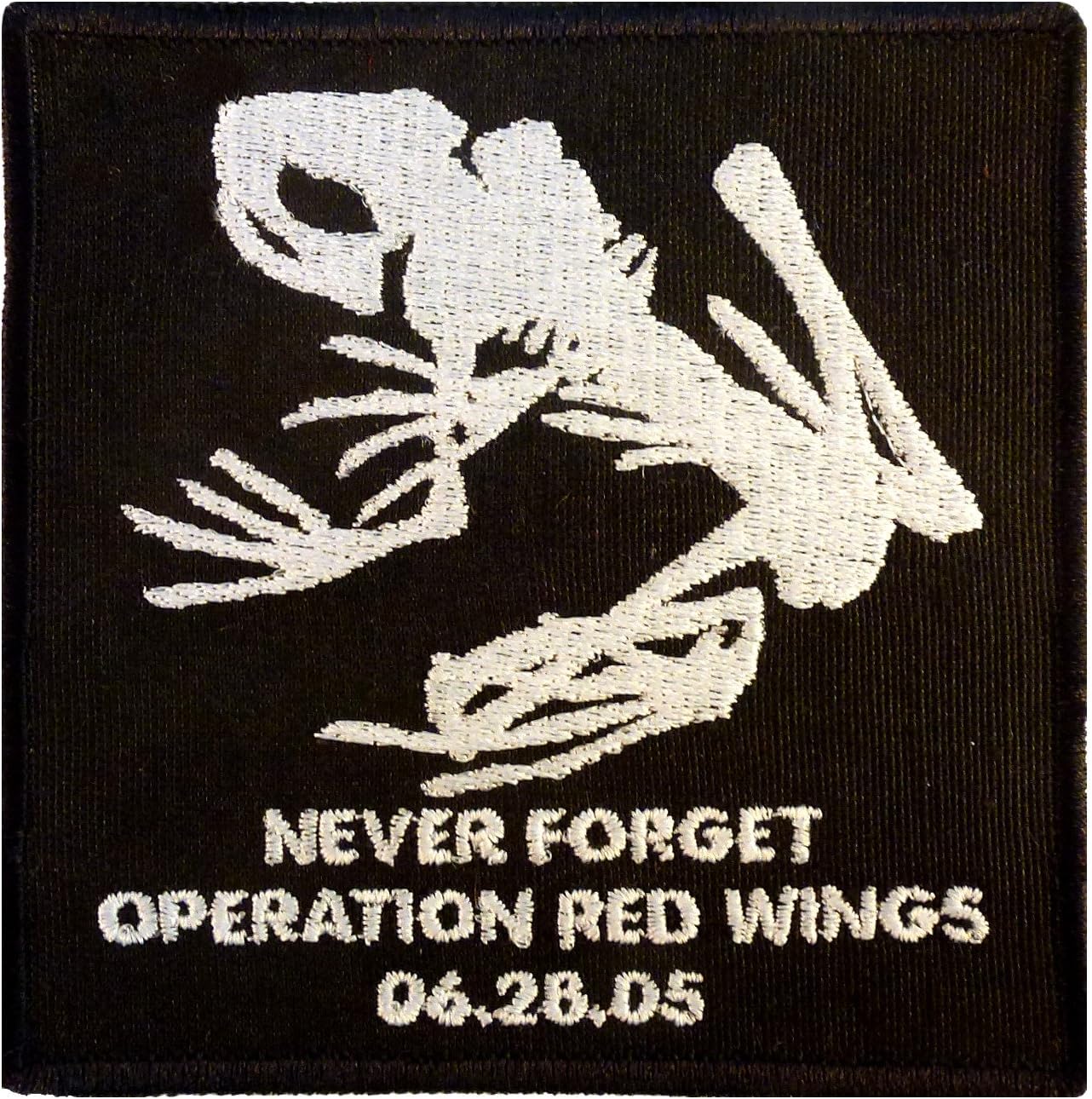 Operation Red Wings Never Forget Lone Survivor SDVT-1A Skull Seals Hook Patch