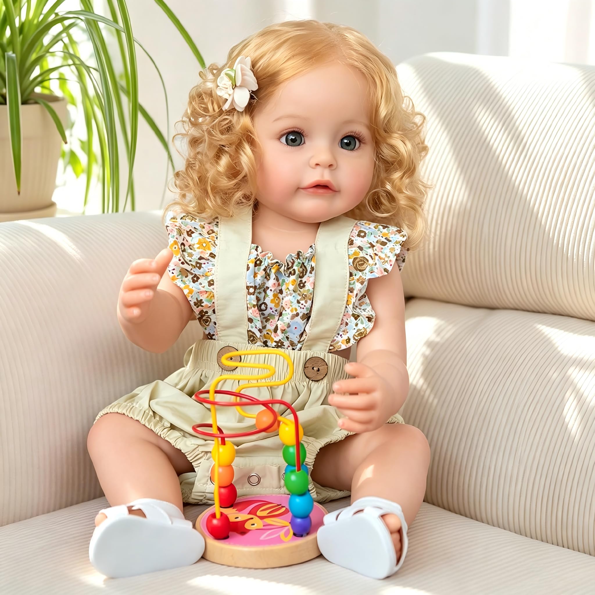 Amazon | iCradle 22インチ リボーンドール 女の子 シリコン 全身