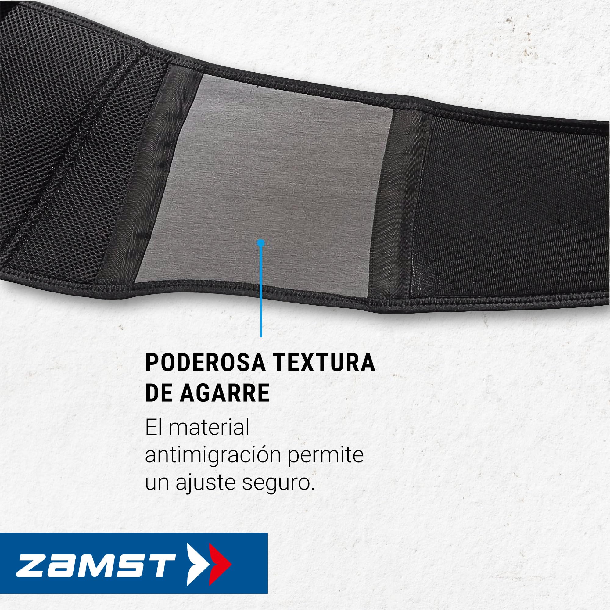 Zamst ZW-5 Faja Lumbar Ajustable - Soporte Lumbar para Deportistas, Faja Lumbar para Dolor Lumbar, Cinturón de Compresión para Deportes - Tejido de Malla Transpirable - M