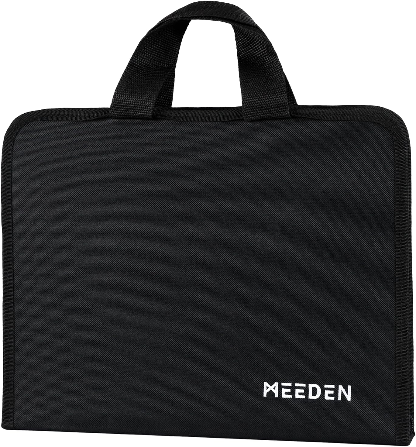 MEEDEN Sketch Bag: Portable Artist Sketch Portfolio Case for 9" x 12" Sketchbook & Watercolor Pads - Zippered Art Travel Bag for Brushes, Pens, Pencils & Art Supplies