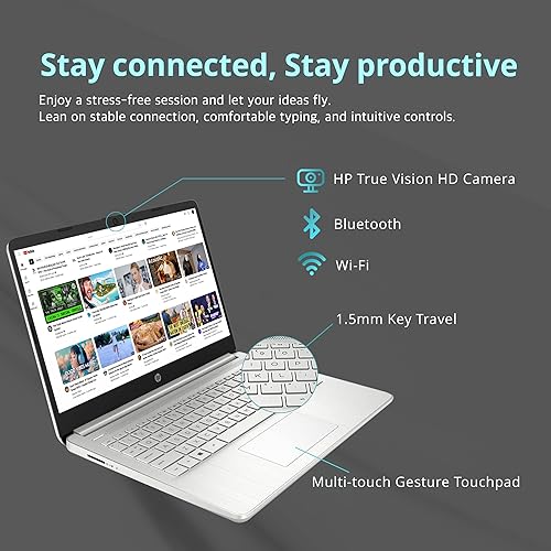 Miniatura 3 de HP Portátil HD de 14 pulgadas, Intel Core i5-1135G7 de 11 generación, 32 GB de RAM, SSD PCIe de 1 TB, gráficos Intel Iris Xe, cámara web HD, WIFI,