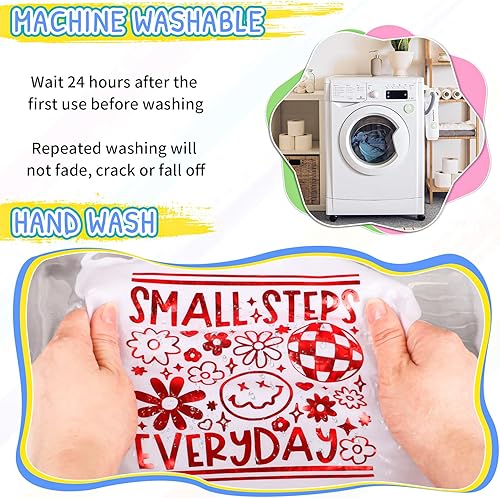 Miniatura 3 de VINYL FROG Rollo de vinilo metálico HTV de 12 x 12 pies, vinilo de transferencia de calor cromado rojo, vinilo para planchar, fácil de cortar y