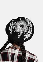 Vista 4 de kreepsville 666 Gorro Ouija Planchette Negro Boina, Negro