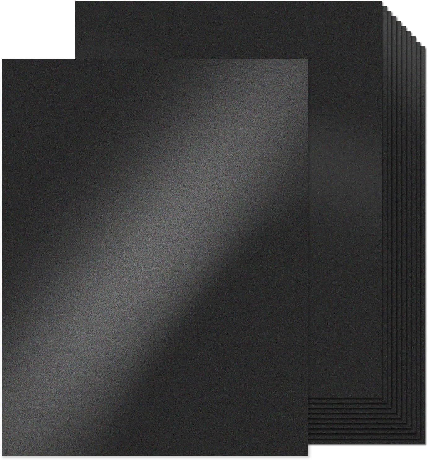 Black Shimmer Cardstock 100 Sheets Ohuhu 8.5" x 11