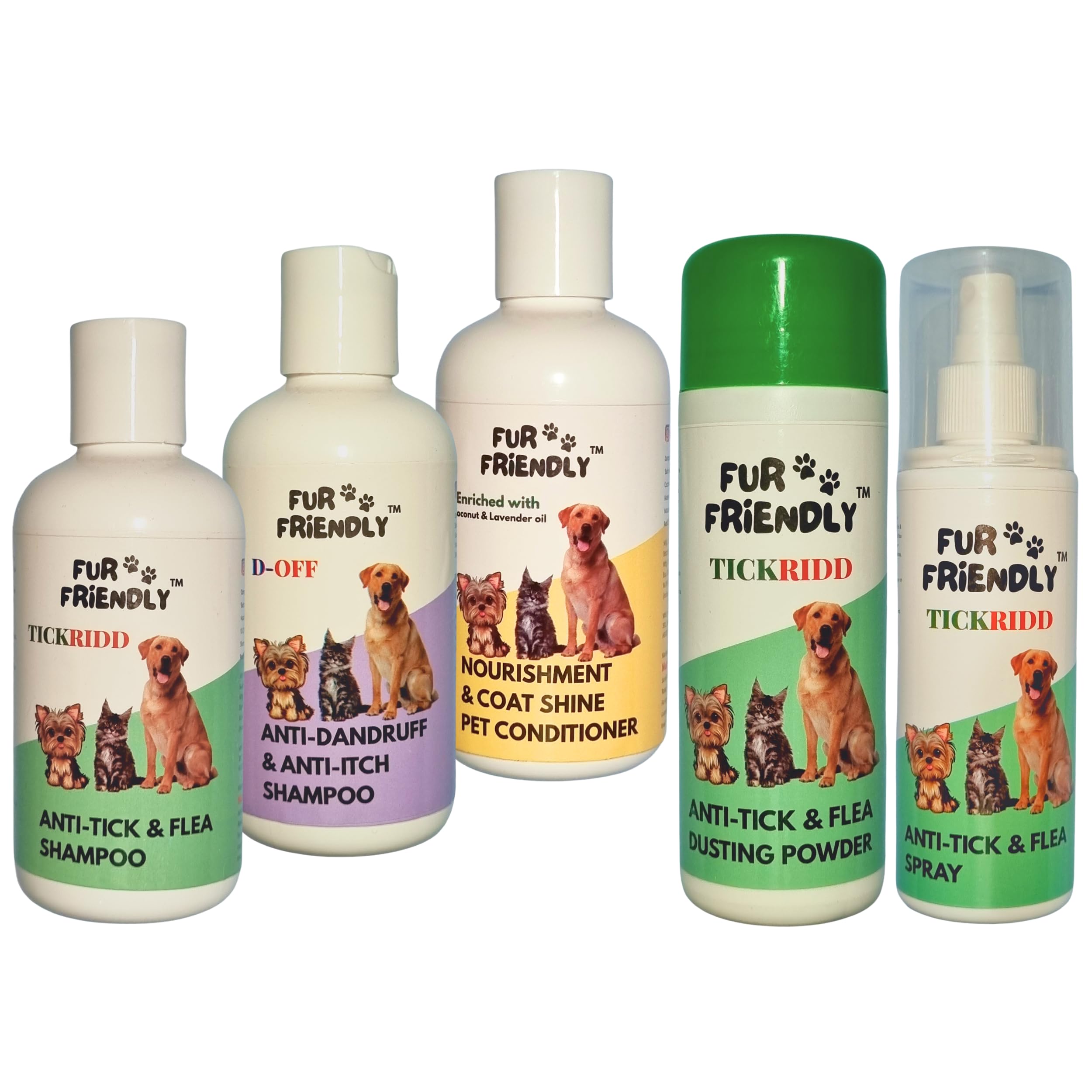 Powerful Anti-Tick & Flea Dog Shampoo(200ml)|Anti-Dandruff & Itch Shampoo(200ml)| Nourishment & Coat Shine Conditioner(200ml)|Anti-Tick & Flea Powder(100gm)| Anti-Tick & Flea Spray (200ml)|(Set of 5) (B0CGNDMVD5) Amazon Price History, Amazon Price Tracker