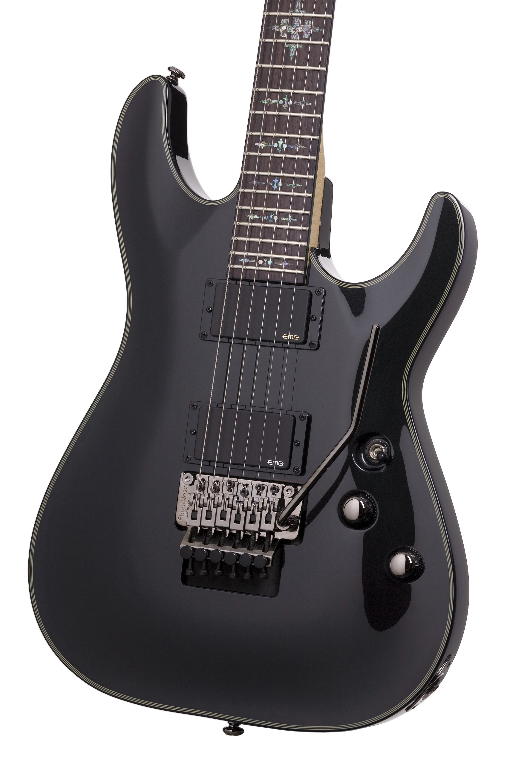 Amazon.com: Schecter Damien Elite Guitarra Eléctrica FR - Negro