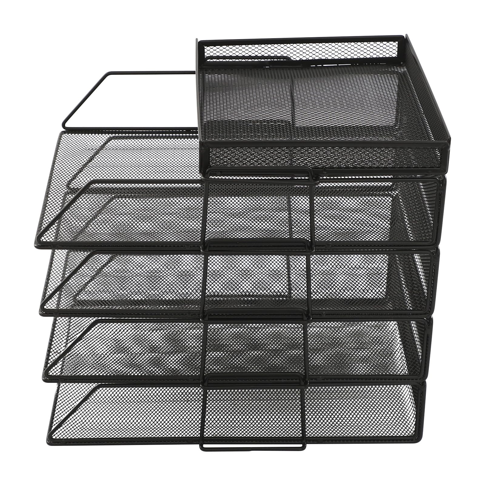 Organiseur de bureau en maille métallique, 33 x 29 x 25 cm