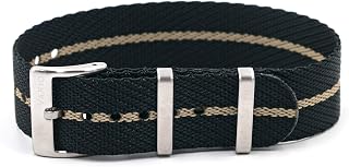 Twill Weaved Nylon Premium Replacement Watch Band | Choice of Colour and Width (20mm 22mm)