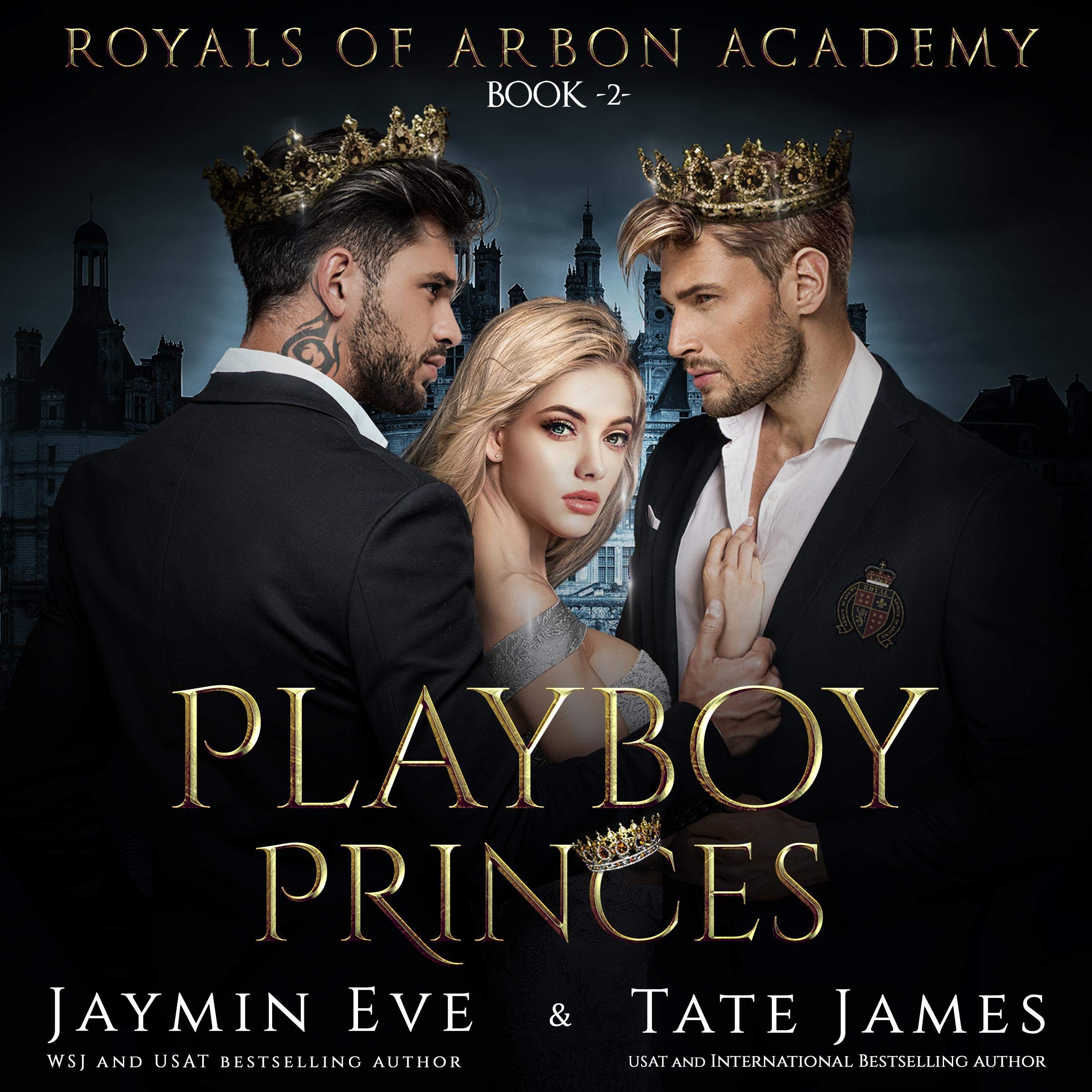 Cover art for Playboy Princes: A Dark College Romance