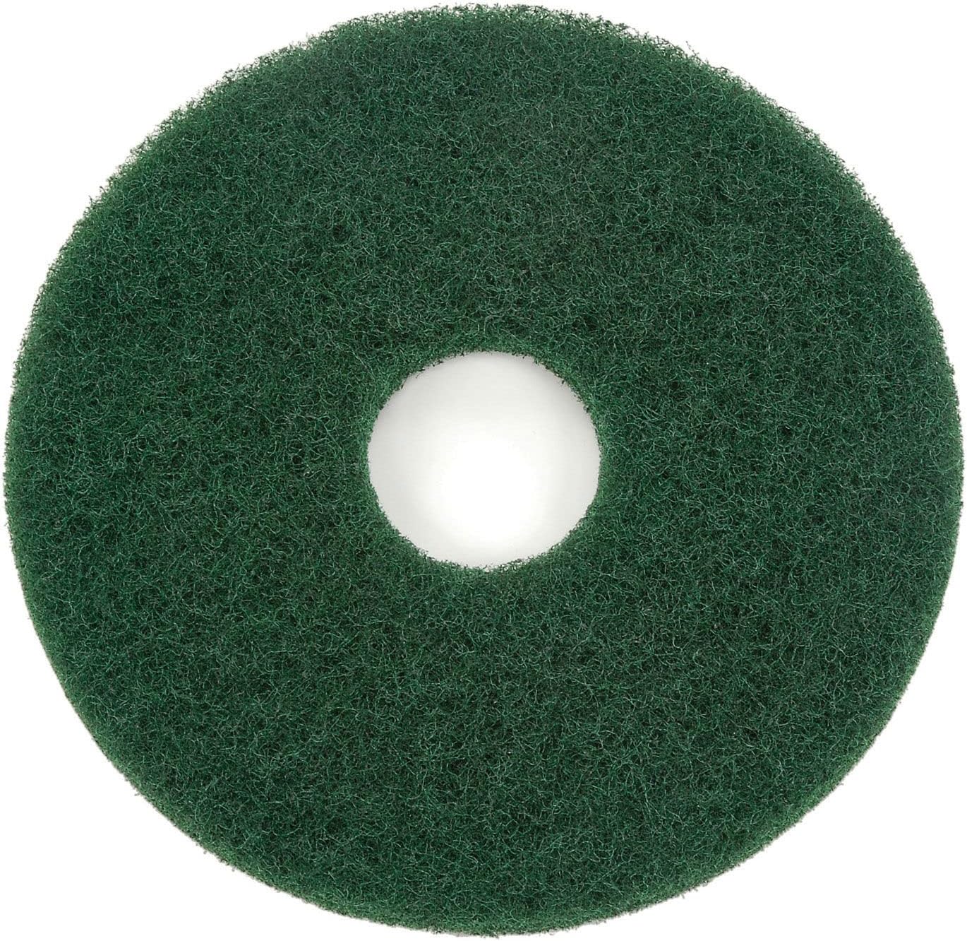 Global Industrial 13" Green Scrubbing Pad, 5/Case