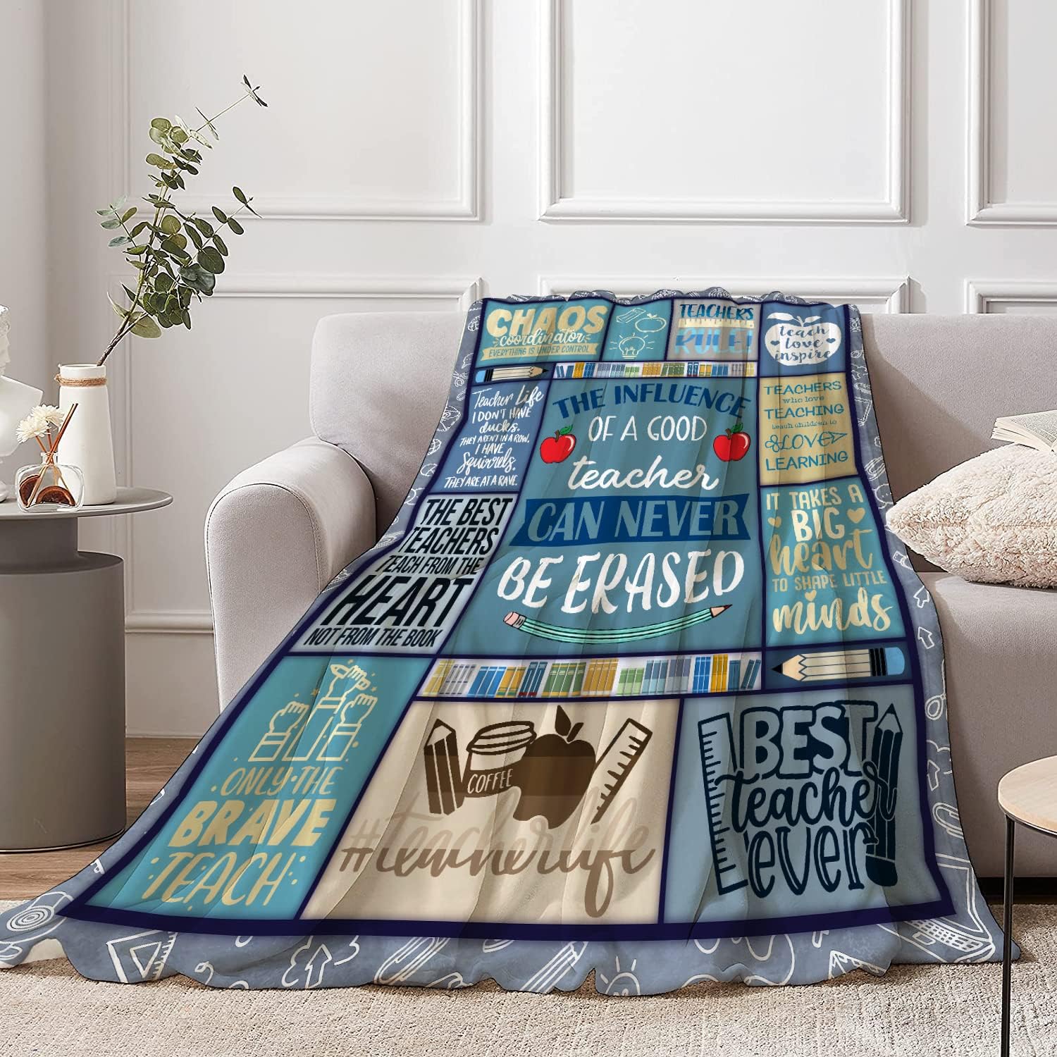 Teacher Gifts for Women/Men, Appreciation Gifts for Teacher, Best Retirement Gifts for Teachers - Blanket 60"X50" - Image 2