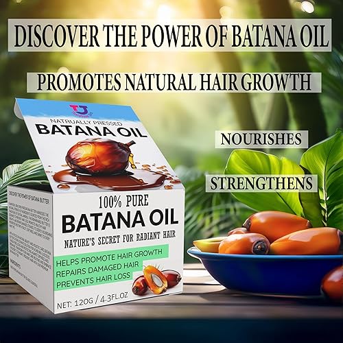 Miniatura 3 de Aceite de batana puro para apoyo al crecimiento del cabello y cuidado del cuero cabelludo, aceite de batana 100% crudo sin refinar  Ideal para el