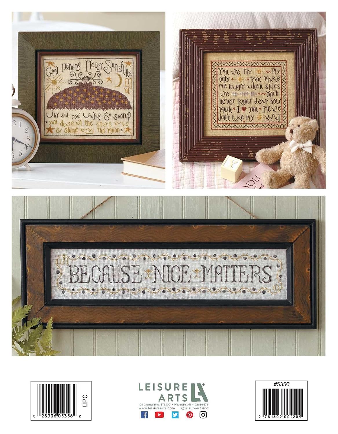 Words To Stitch By: 8 Cross Stitch Designs by Lori Markovic