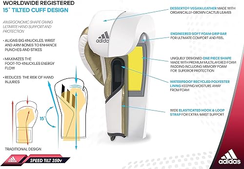 Miniatura 5 de adidas Tilt 350 PRO Trainng - Guantes de velcro